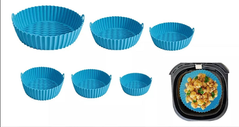 Set X 6 Moldes Silicona Freidoras Aire