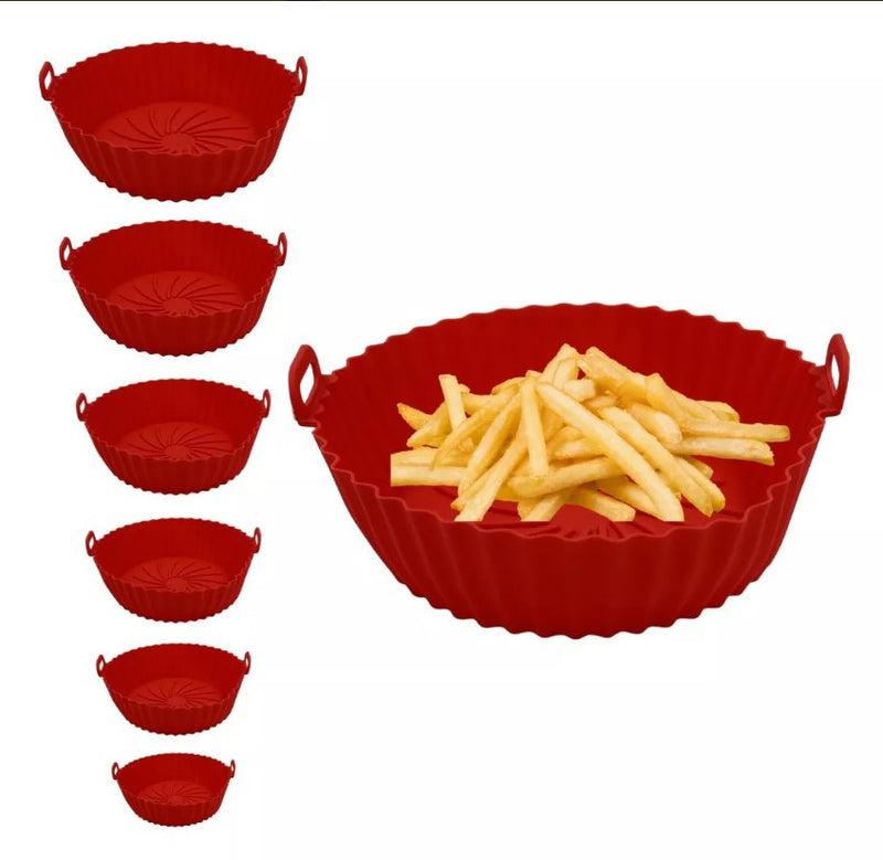 Set X 6 Moldes Silicona Freidoras Aire