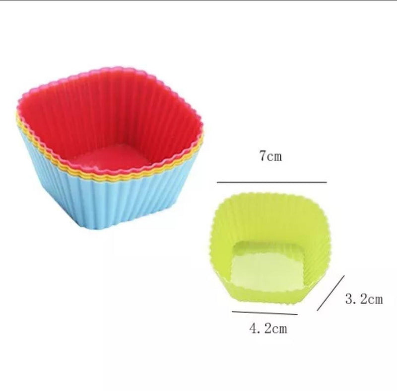Molde Cupcakes, Muffins, Freidora, Horn 6 Unidades