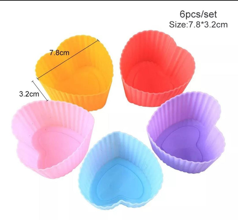 Molde Cupcakes, Muffins, Freidora, Horn 6 Unidades