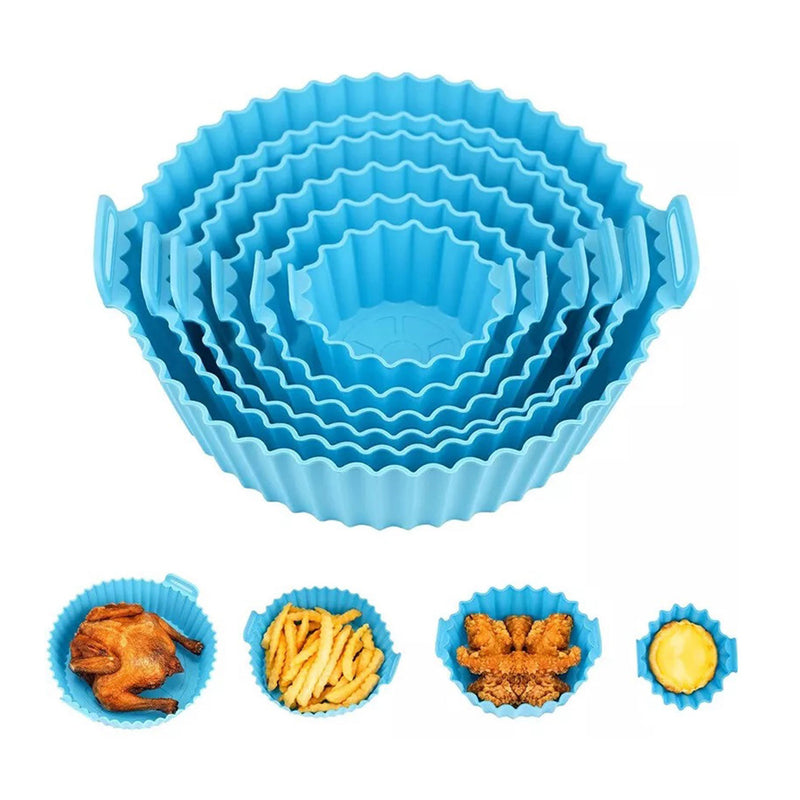 Set X 6 Moldes Silicona Freidoras Aire