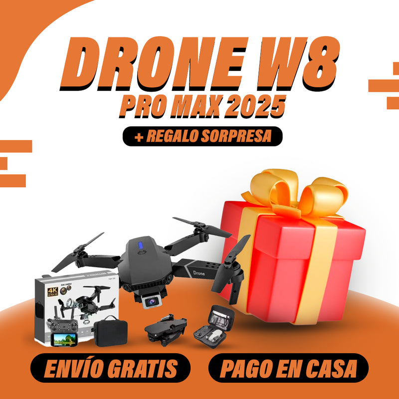 NUEVO DRONE  W8 PRO MAX 2025 CON INTELIGENCIA ARTIFICIAL